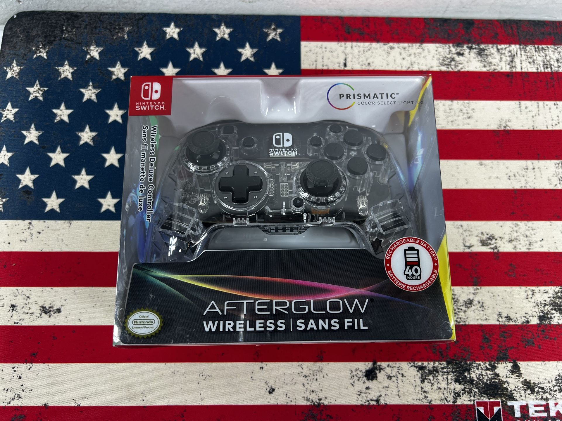 Nintendo Switch prismatic AfterGlow Wireless