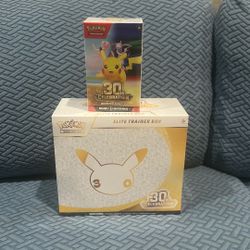 30th Celebrations Elite Trainer Box + Booster Bundle
