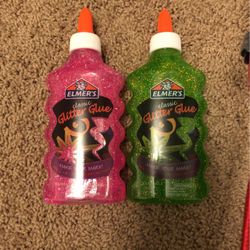  Elmers glitter glue.