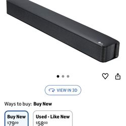 LG SK1 2.0-Channel Compact Soundbar with Bluetooth