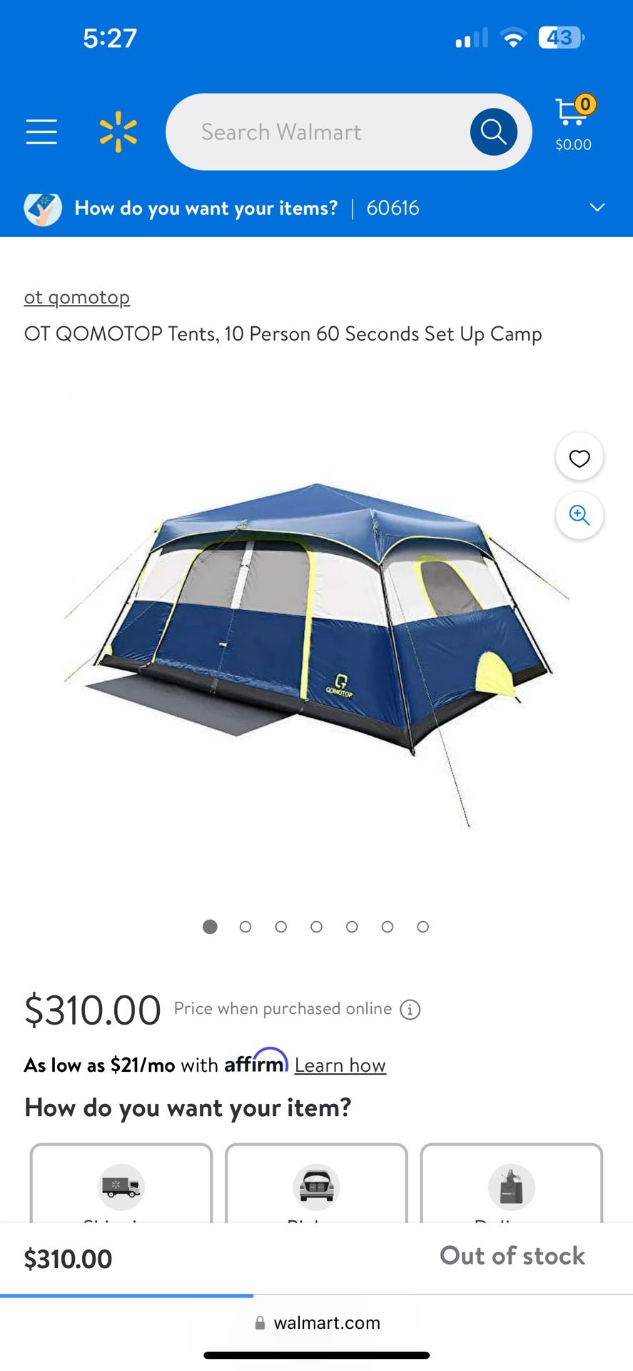 10 Person INSTANT CABIN TENT - Qomotop 