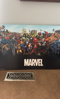 Marvel Sign And 2 Sequin Throw Pillows 