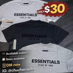 The Fear Of God Essentials T-Shirt 
XS-XL