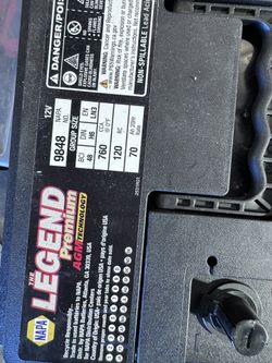 Napa 9848 Agm Battery