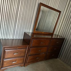 Dresser + Night Stand Set 