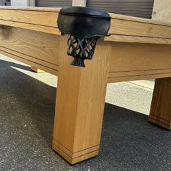 Goldenwest 8FT Coronado Pool Table - Delivery/setup, Any Color Felt & Accessory Kit Included - New Black Pockets