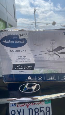 *NEW* Harbor Breeze Sailor Bay 52" White LED Indoor Ceiling Fan w/Light Kit