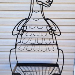 Vintage Alice White Kangaroo Wine Rack