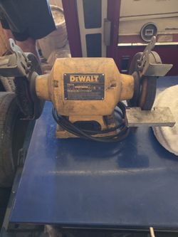 Dewalt Dw756 Grinder Working