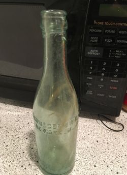 Antique beer bottle