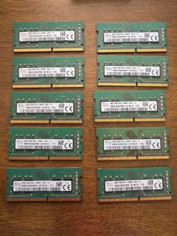 Lot of 10x SK Hynix 8GB PC4-2400T Laptop Memory RAM