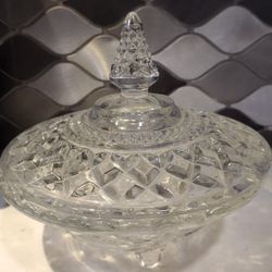 Vintage Glass Candy Dish