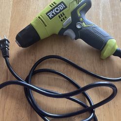 RYOBI KEYLESS CHUCK 5.5 Amp Corded 3/8 in. Variable Speed Compact Drill/Driver