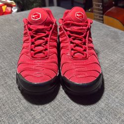 Nike Air Max Plus Red-black Size 8.5