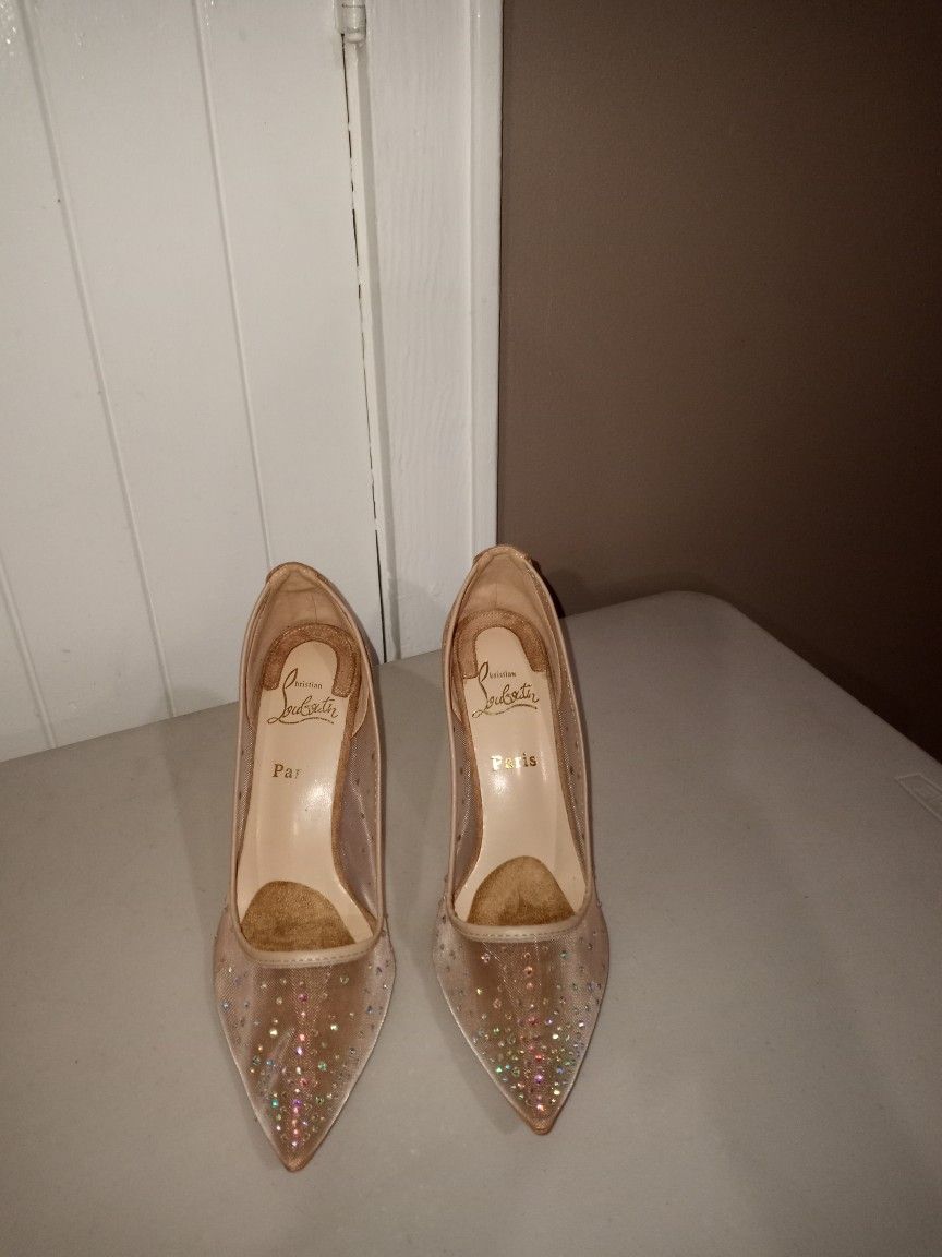 Christian Louboutin Follies Strass Pumps Size 42
