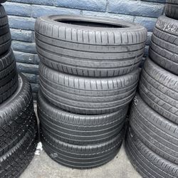 Set Of Four 235/45ZR18 95%TREAD LIFE MICHELIN