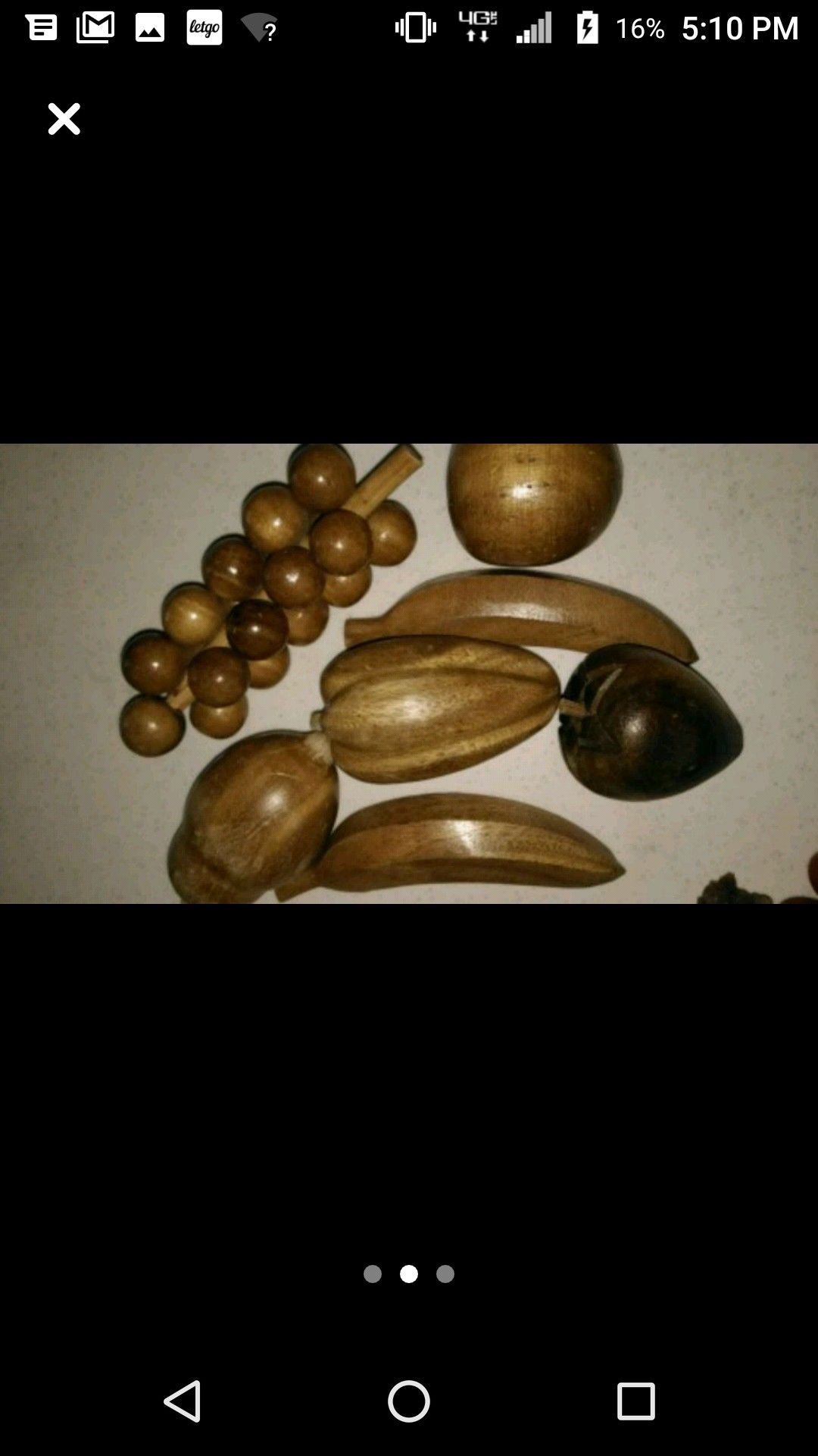 Vintage wooden fruit assortment