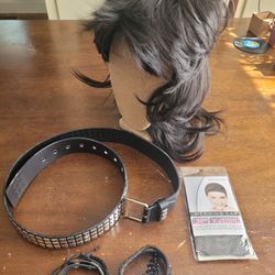 Punk Rock Mullet and Accessories 