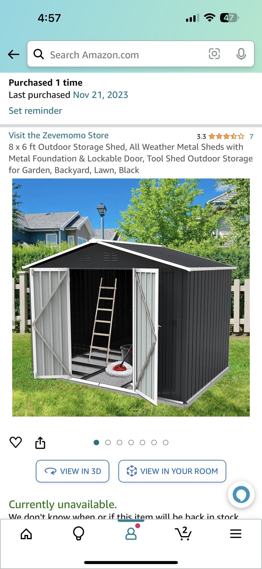 Outdoor Shed 