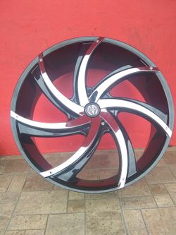 24" Massiv wheels with chrome inserts
