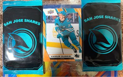 Upper Deck Macklin Celebrini San Jose Sharks Card