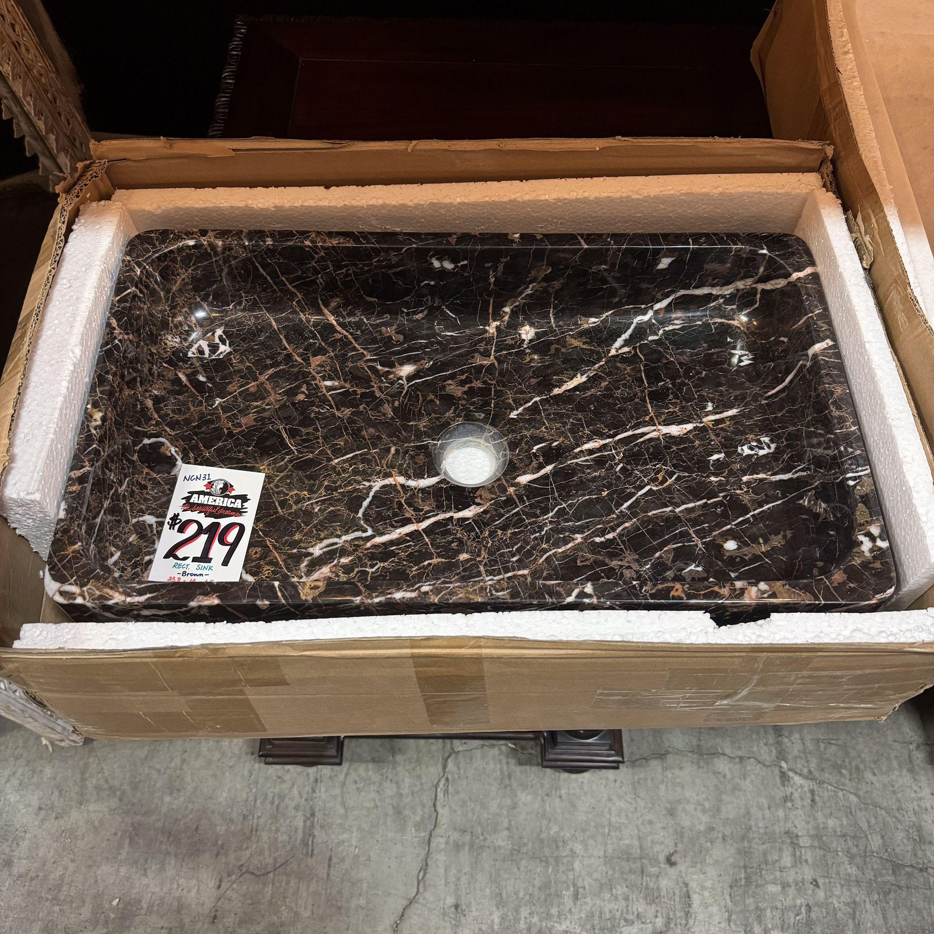 Solid Marble Sink (Multiple Options)