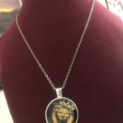 King Lion Charmed Necklace 