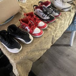 Size 1 Used Kids Shoes Everything For 35.00 need gone today 