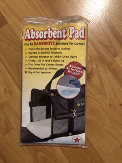 Pet Carrier Absorbant Pad