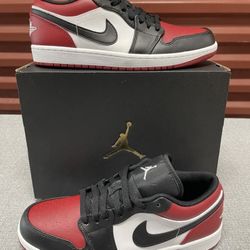 Air Jordan 1 Bred Toe Low Size 6y / 6.5y / 10 / 10.5 / 13