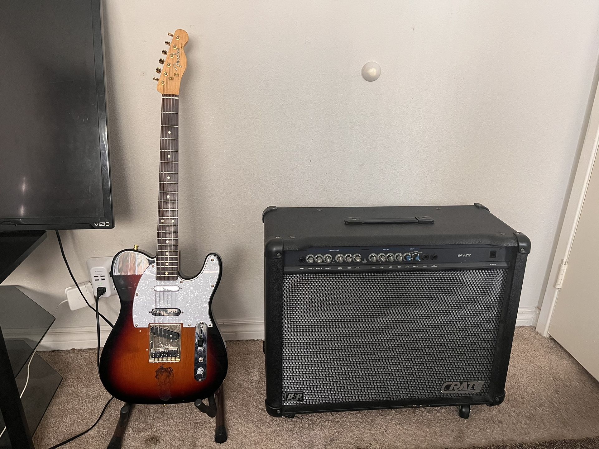 Fender Telecaster w/ Amp + Upgrades
