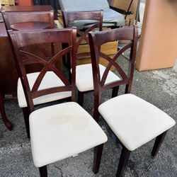 Set Of 4 Dining Room Chairs 