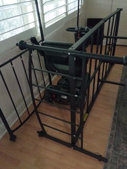 Twin metal bed frame 6 months old