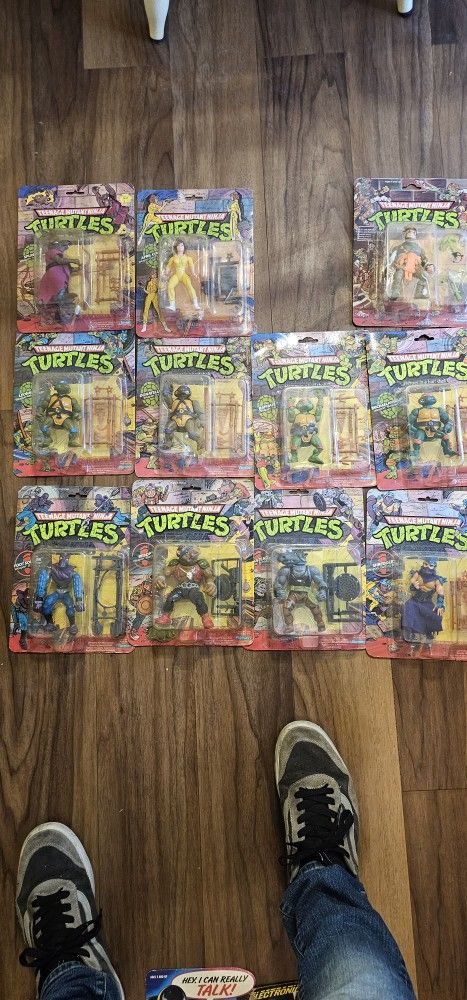 Teenage Mutant Ninja Turtles Tmnt 1988 Original Figures Moc
