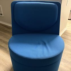 Blue Roller Chair 