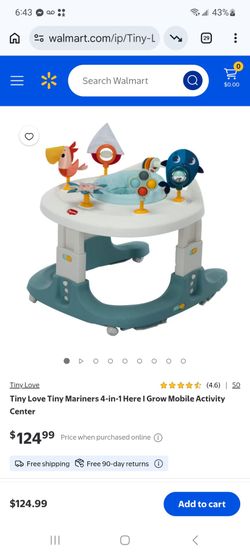 Tiny Love Tiny Mariners 4-in-1 Here I Grow Mobile Activity Center $80
