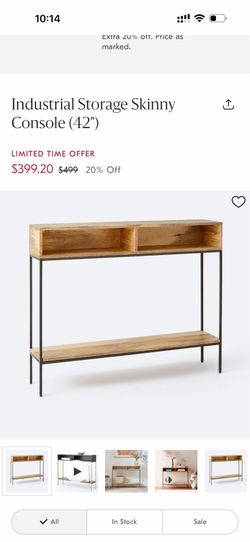West elm console