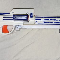 Star Wars Nerf Clone Trooper Blaster Rifle Hasbro 2006 White No Darts