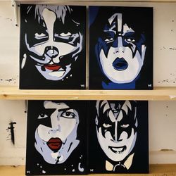 Kiss Original Paintings 