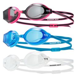 NEW TYR Junior Swim Goggle 3-pack (Pink, Blue, Clear)