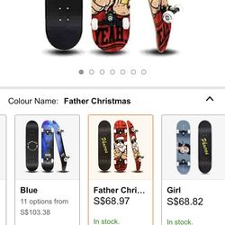 PHOEROS Skateboards -Standard Skateboards for Kids Boys Girls Youths Beginners Starter-Complete Skate Boards 31''x 8''Canadian Maple Pro Cruiser