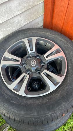 Stock Tacoma 17” Wheels