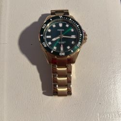 Men’s Gold Fossil Watch