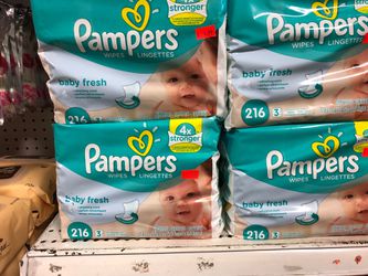 Pampers baby wipes