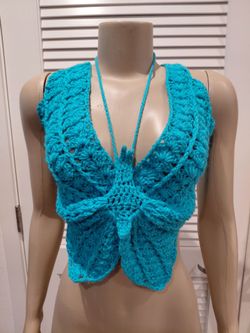 Shelly butterfly top handmade