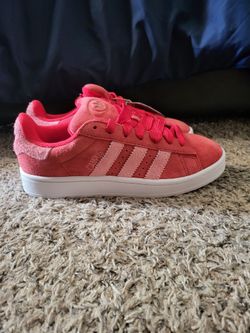 Adidas Campus Low-Top Sneakers red/pink Suede size womens 7.5 or youth 6