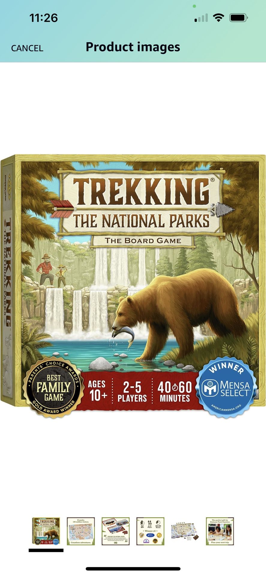 Trekking The National Parks - The Award-Winning Strategy Board Game 