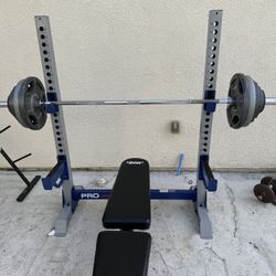 Fitness Gear Bench press With Weights