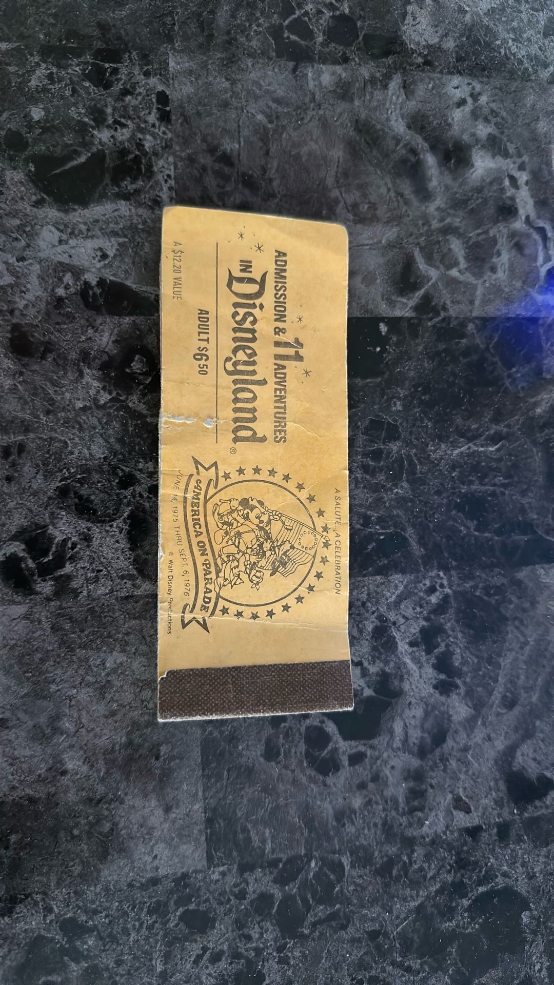 Antique Classic Disneyland Tickets 