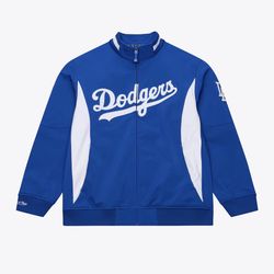 Los Angeles Dodgers 2008 Royal Authentic Full-Zip Jacket Size XL